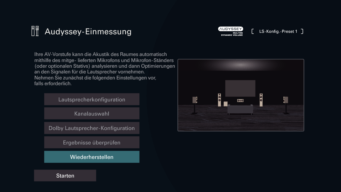 GUI AudysseySetup C70s